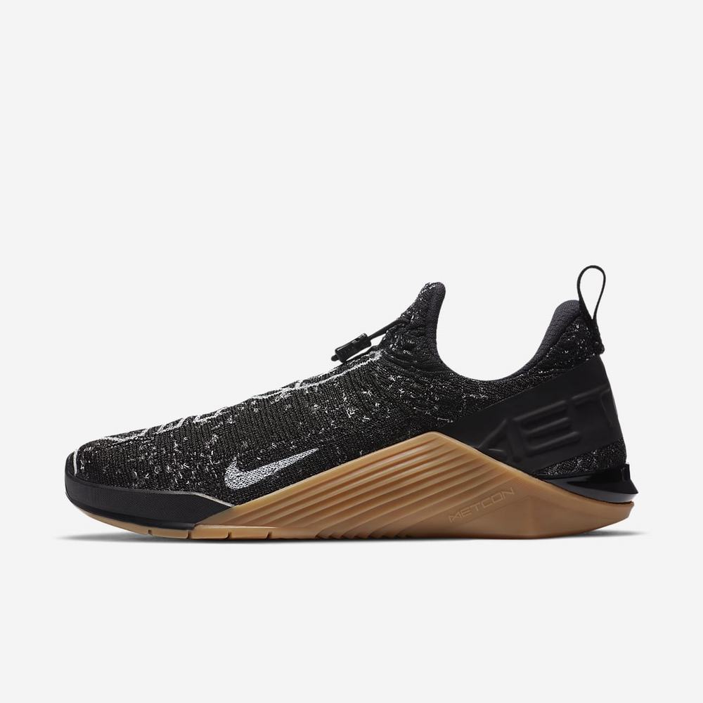 Chaussure De Crossfit Nike React Metcon Noir 8734-061 Black/Gum Medium Brown/White Homme | SQR-61214278